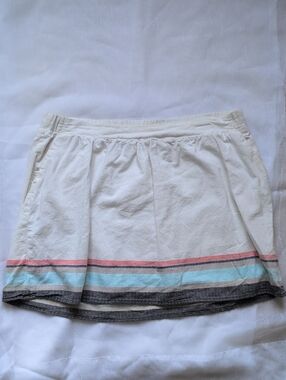 Old Navy Cream Elastic Waist Skirt
